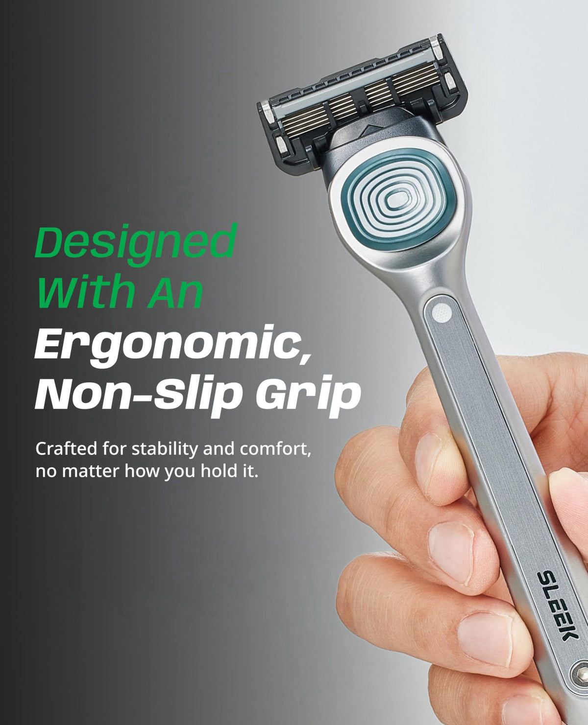 DORCO SLEEK 6 Blade Razor 12 Refills Shaving Razors for Men — view 8