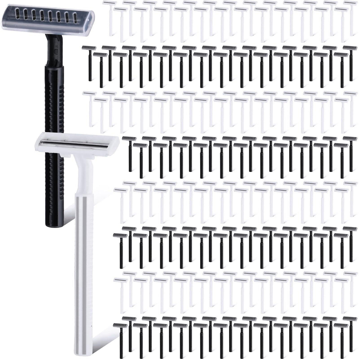 Lasnten 400 Pcs Disposable Twin Blade Razors Single Packed — view 2