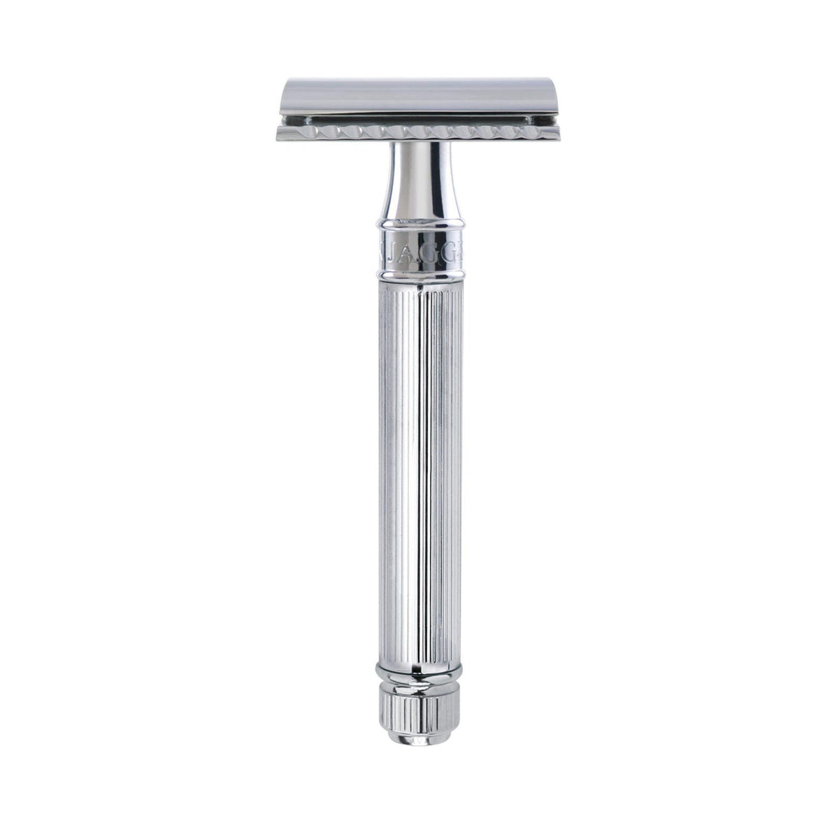 Edwin Jagger DE89Lbl Lined Detail Chrome Plated Double Edge — view 2