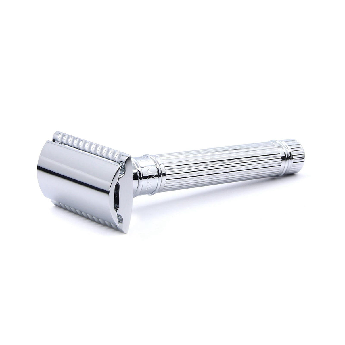 Edwin Jagger DE89Lbl Lined Detail Chrome Plated Double Edge — view 3
