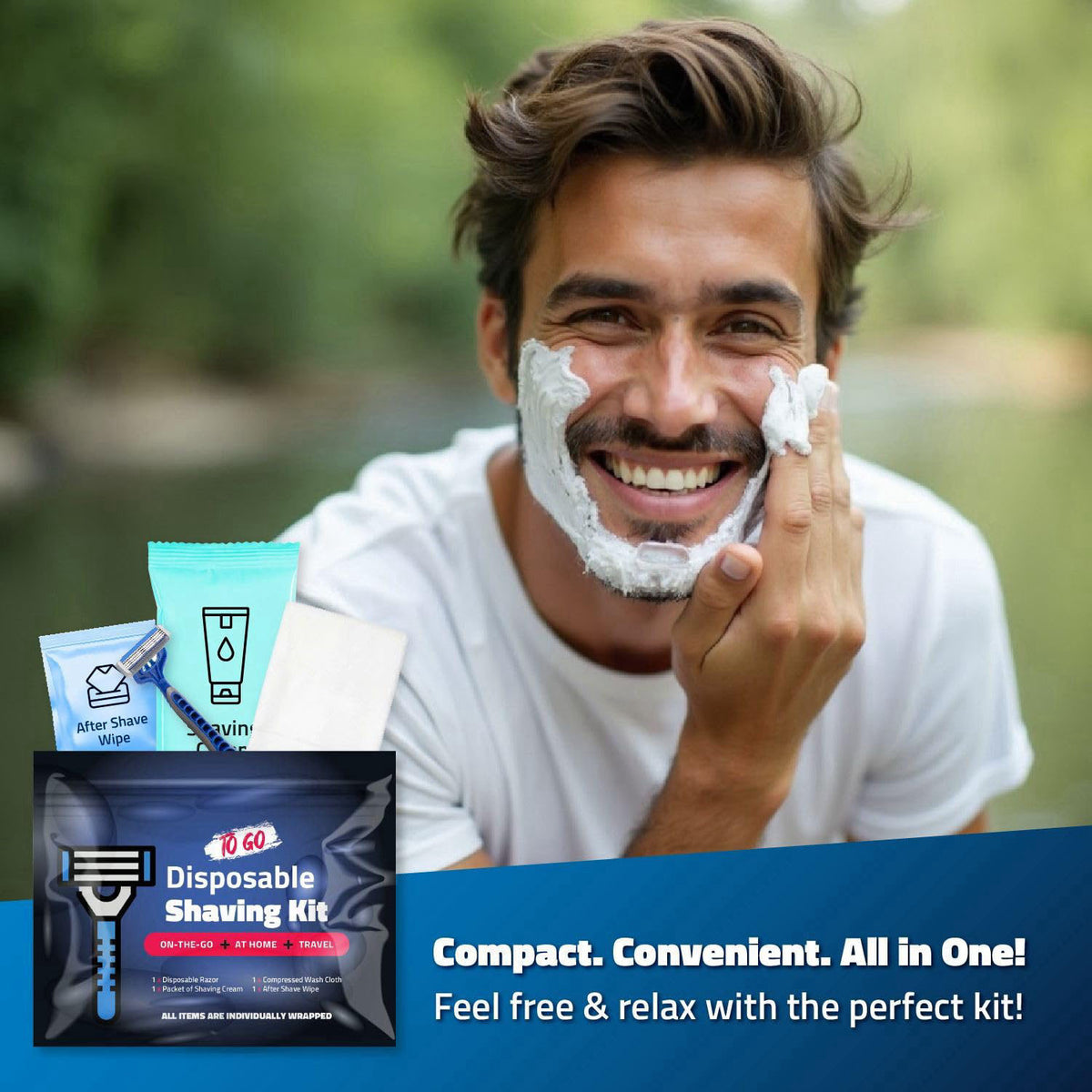 Disposable Compact Shaving Kit by pH Advantage — view 4