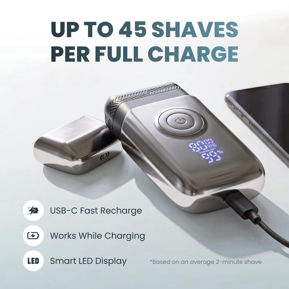 Electric Razor for Men by DormDudes — view 6
