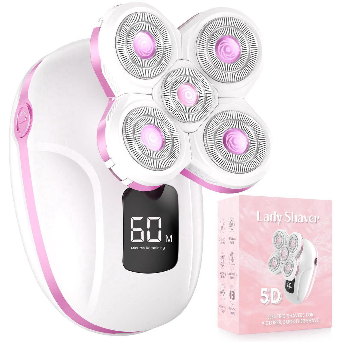Electric Razors for Women Legs Painless Lady Shaver for by Orvina — view 2