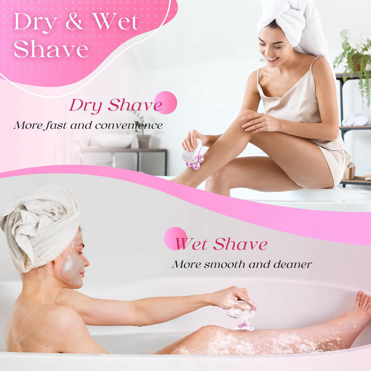 Electric Razors for Women Legs Painless Lady Shaver for by Orvina — view 5