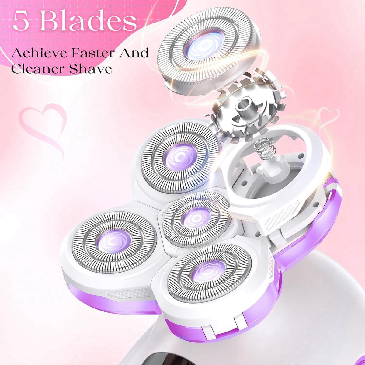 Electric Razors for Women Legs Painless Lady Shaver for by Orvina — view 3