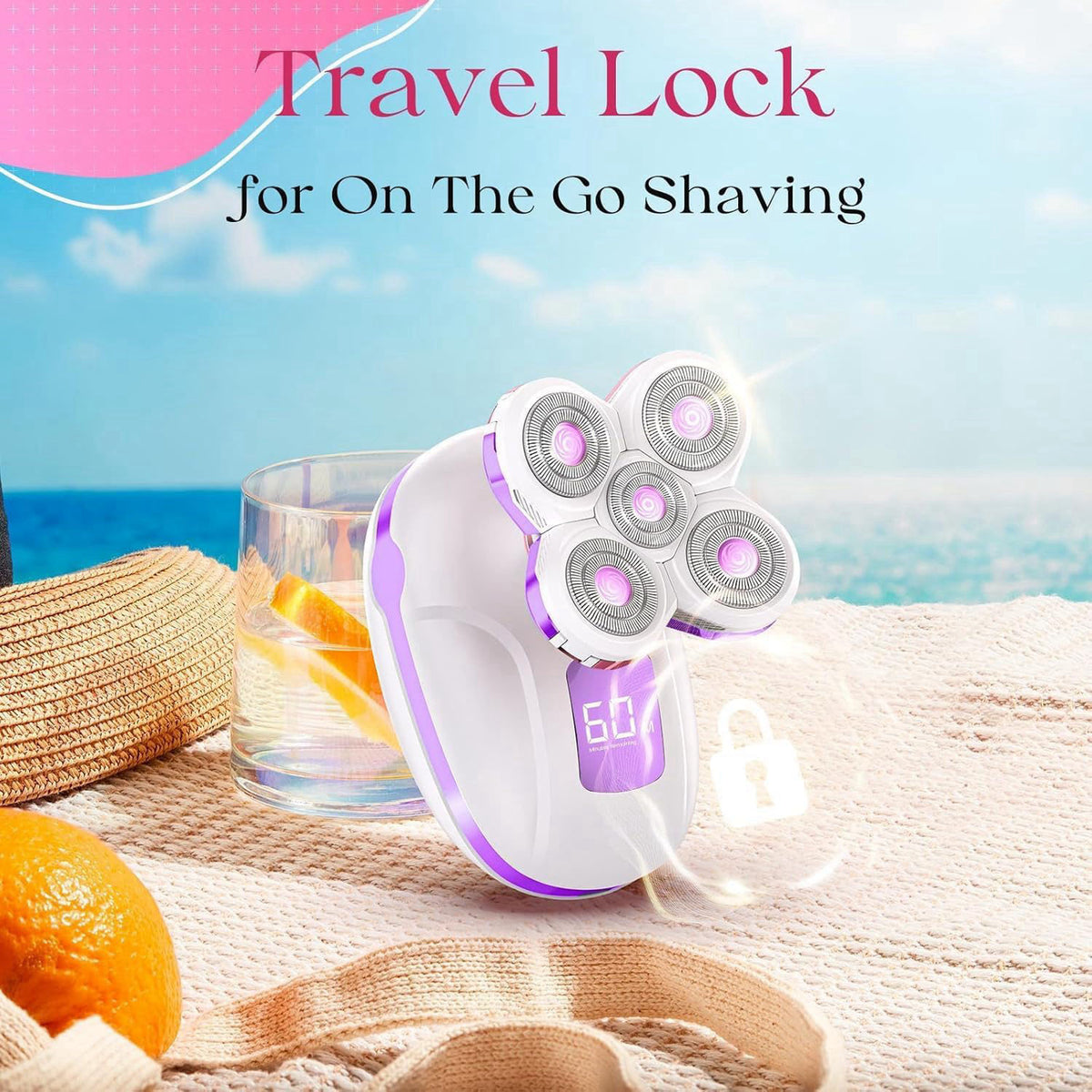 Electric Razors for Women Legs Painless Lady Shaver for by Orvina — view 7