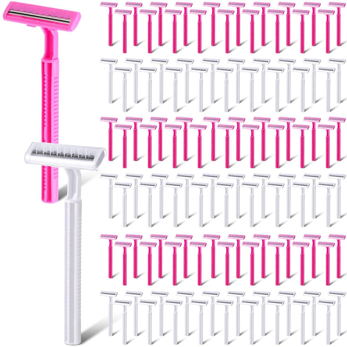 Lasnten 400 Pcs Disposable Twin Blade Razors Single Packed — view 2