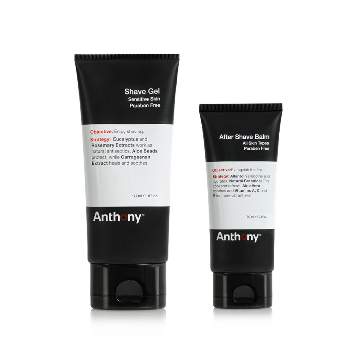Anthony Shave Duo Shave Gel for Men with Sensitive Skin and — view 2