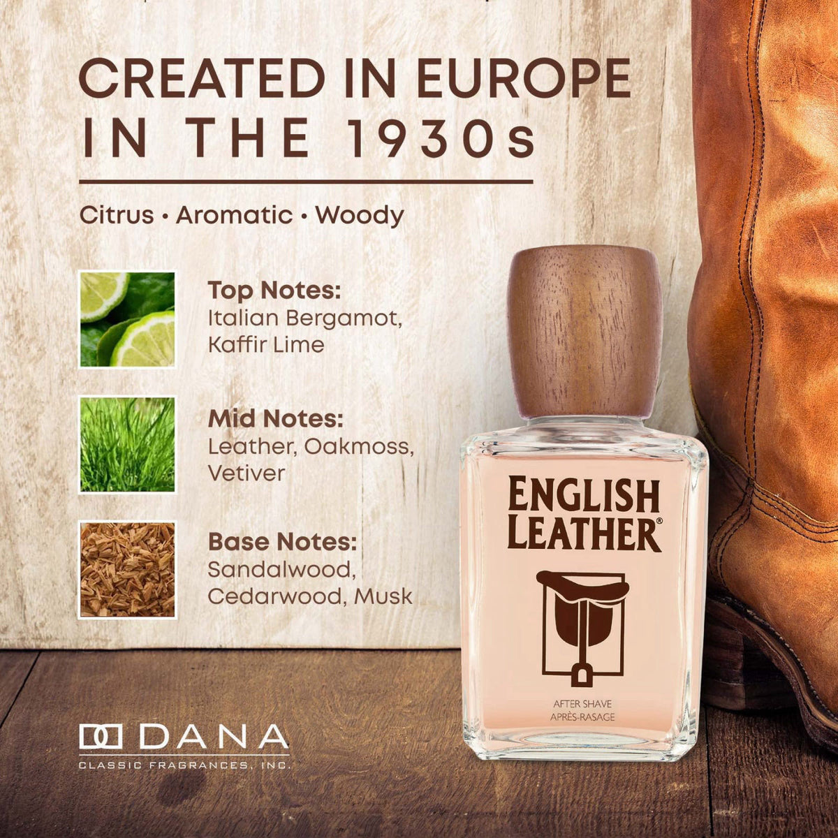 English Leather Aftershave Splash for Men by Dana — view 8