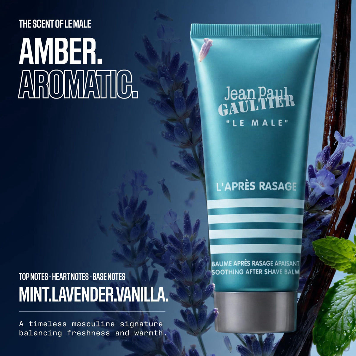 Jean Paul Gaultier Le Male Soothing Aftershave Balm for Men by Premium Selection — view 4
