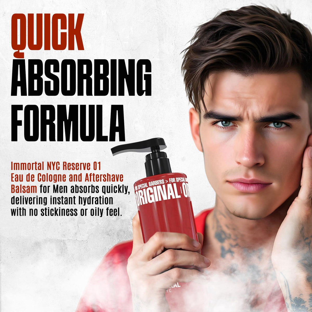 Immortal NYC Reserve 01 AFTERSHAVE SPRAY BALM CREAM for Men — view 5