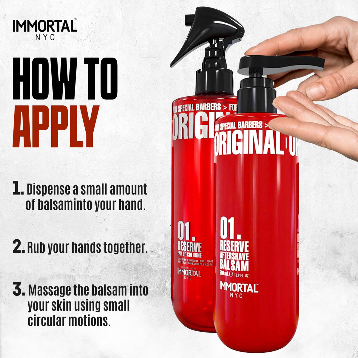 Immortal NYC Reserve 01 AFTERSHAVE SPRAY BALM CREAM for Men — view 7