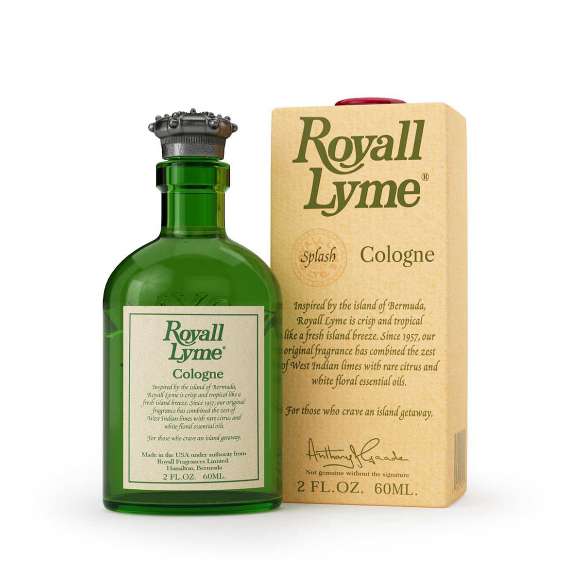 ROYALL LYME Men s Heritage Cologne Inspired by Bermuda 2 Fl — view 2