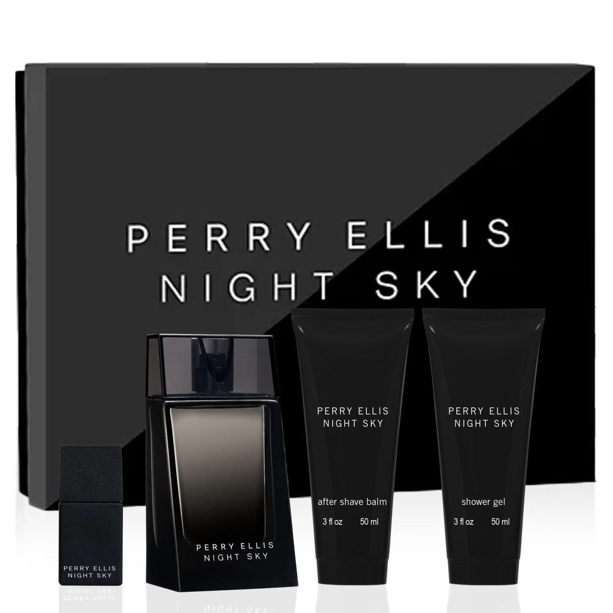 Perry Ellis Night Sky 4 Piece Gift Set EDT After Shave Balm — view 8