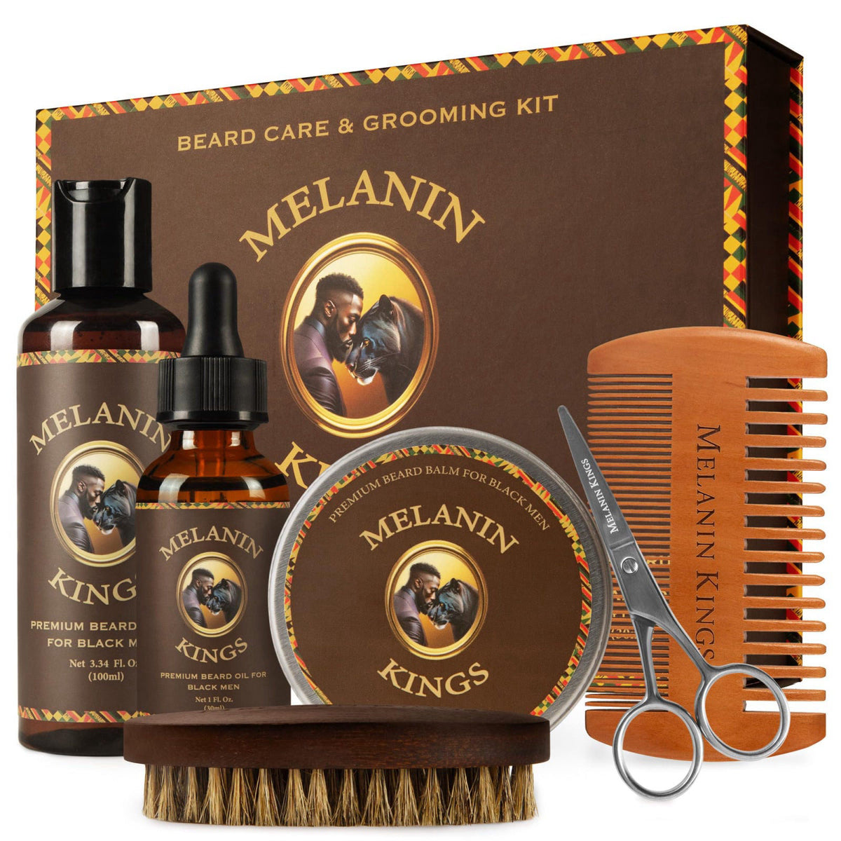 Melanin Kings Beard Grooming Kit for Men — view 2