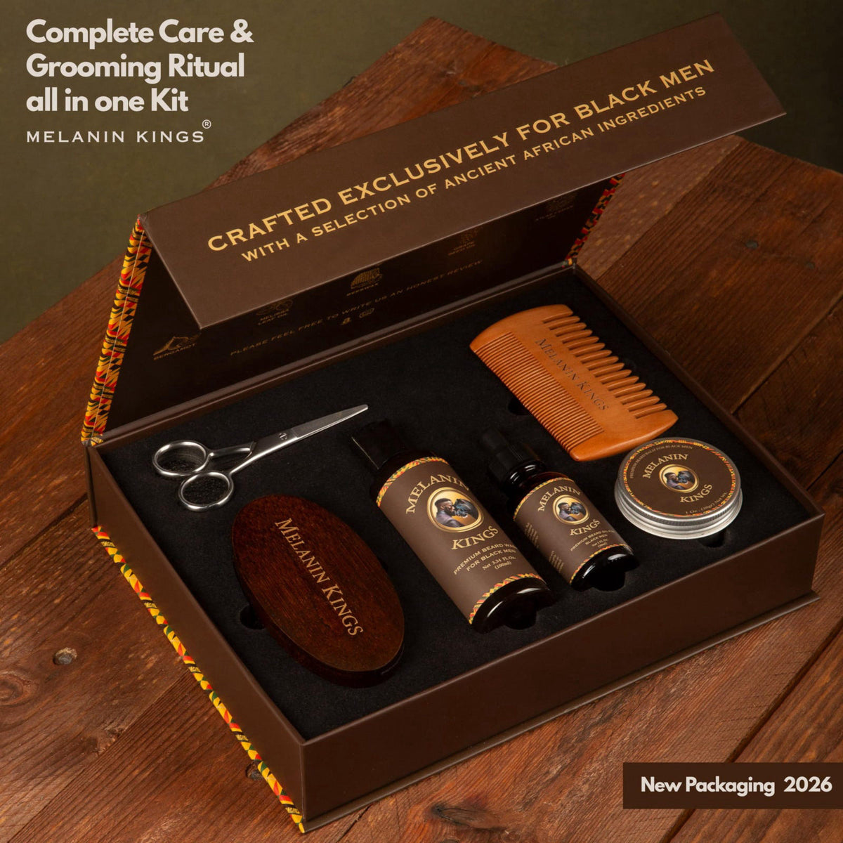 Melanin Kings Beard Grooming Kit for Men — view 4