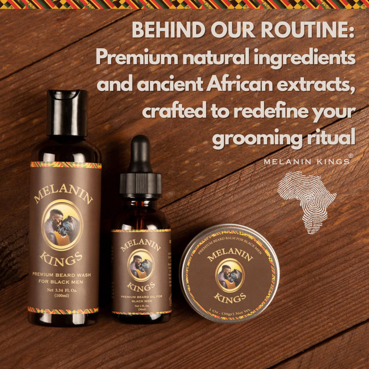 Melanin Kings Beard Grooming Kit for Men — view 5