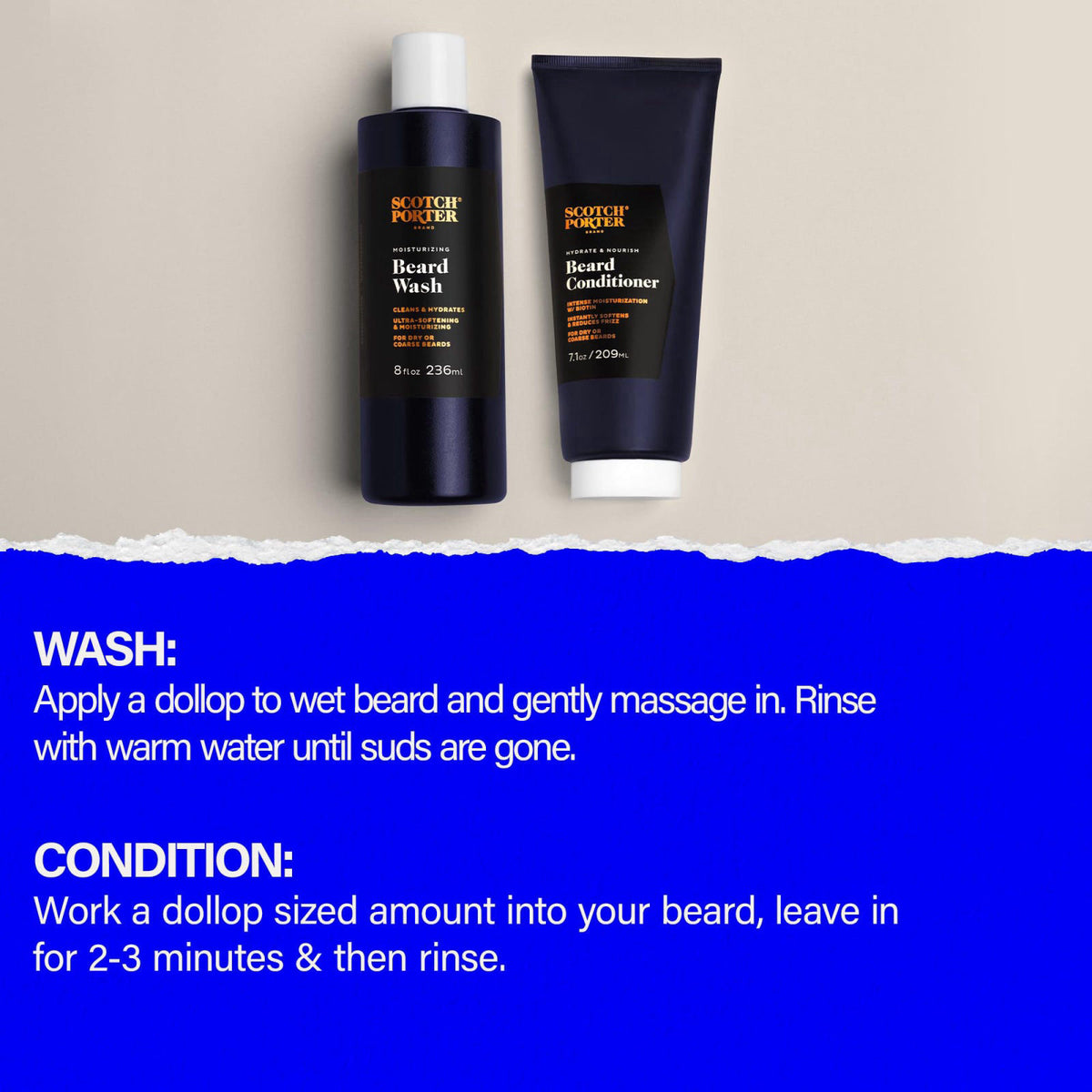 Scotch Porter Moisturizing Beard Wash Conditioner for Men — view 7