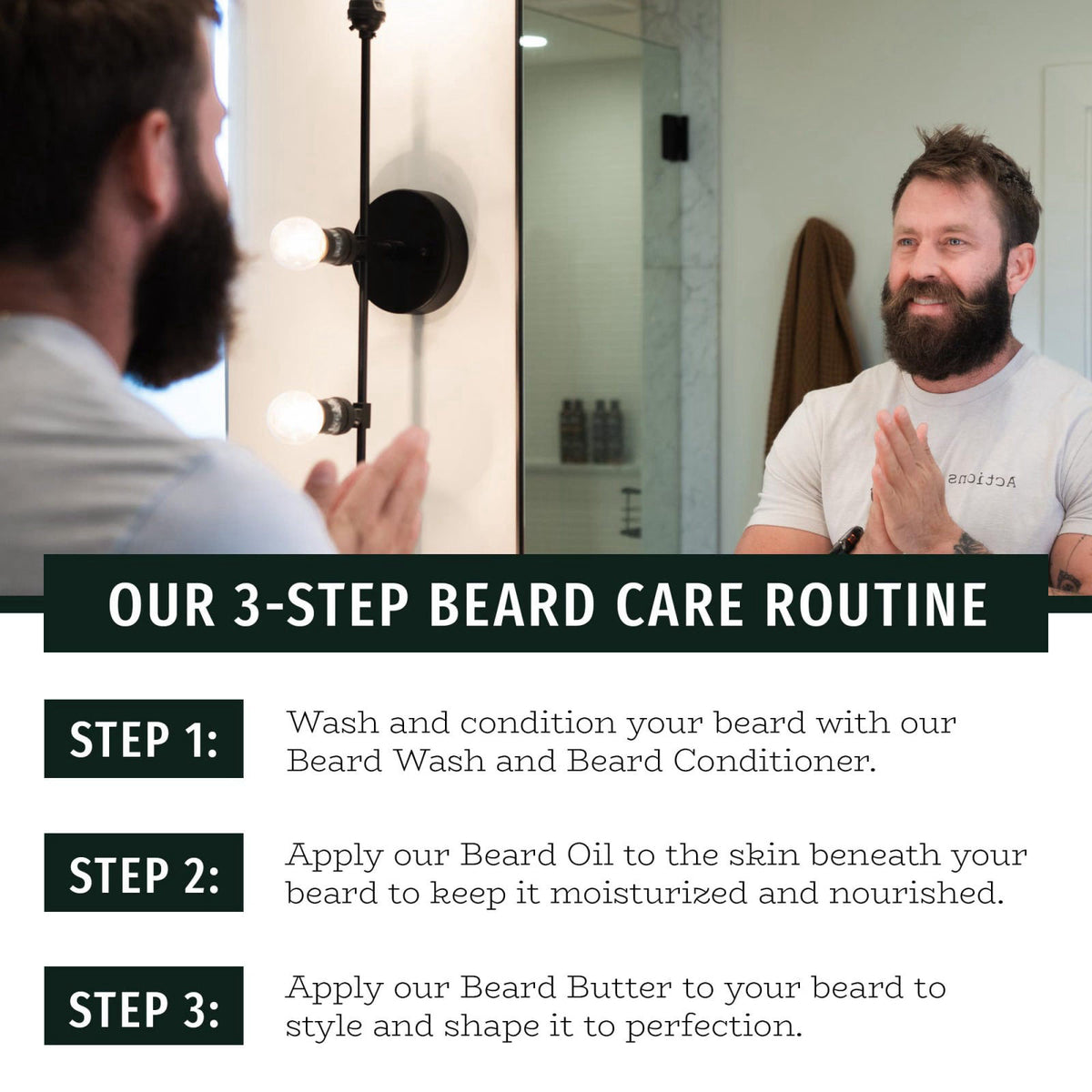 Live Bearded Beard Oil Butter Grooming Kit Straight Up — view 5