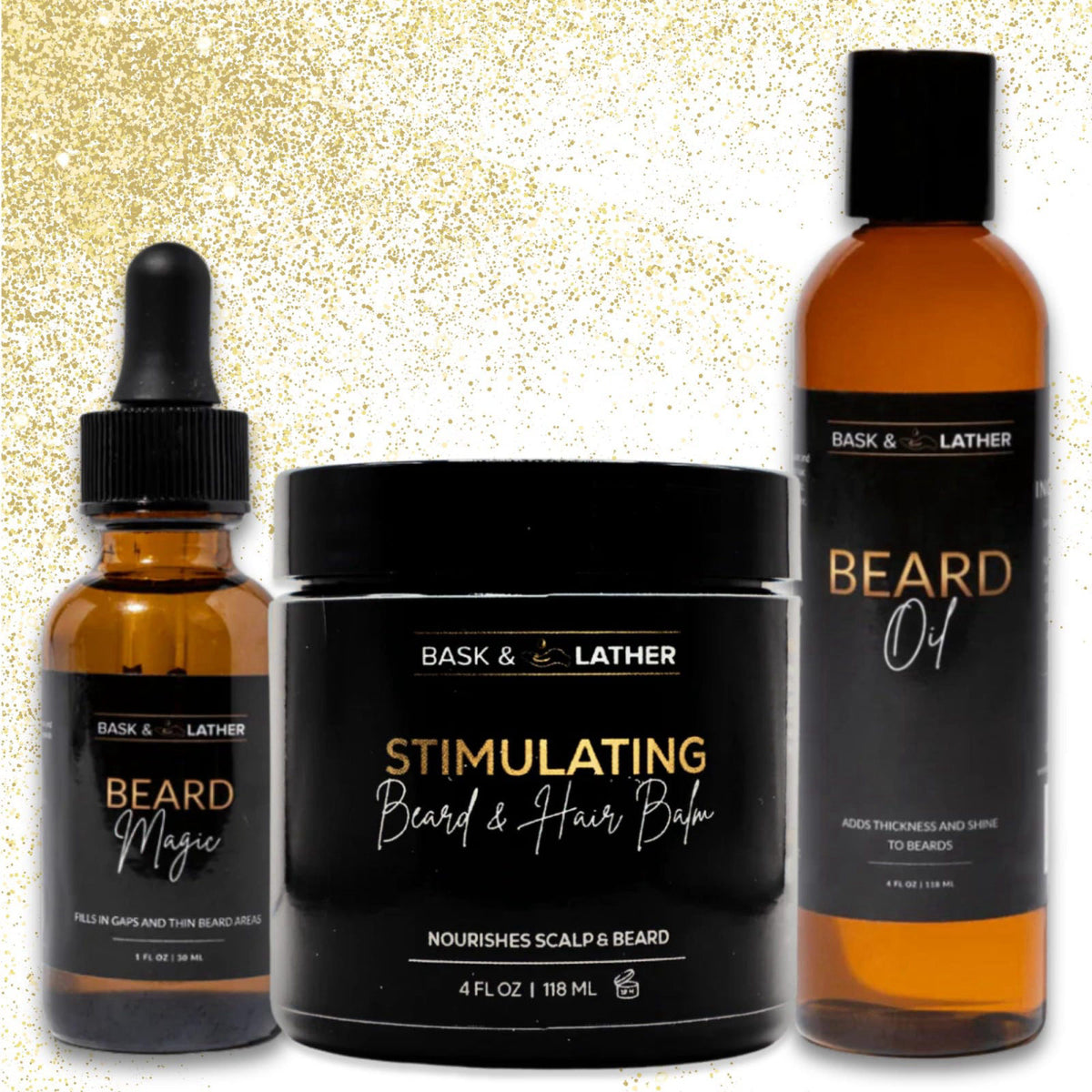 BASK LATHER Beard Growth Bundle by BASK & LATHER — view 2