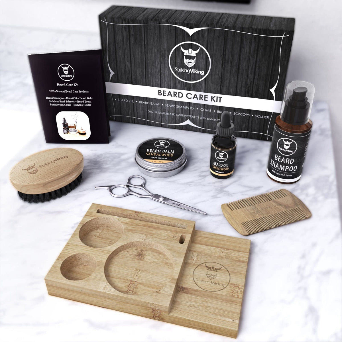 Striking Viking Beard Grooming Kit with Caddy — view 4
