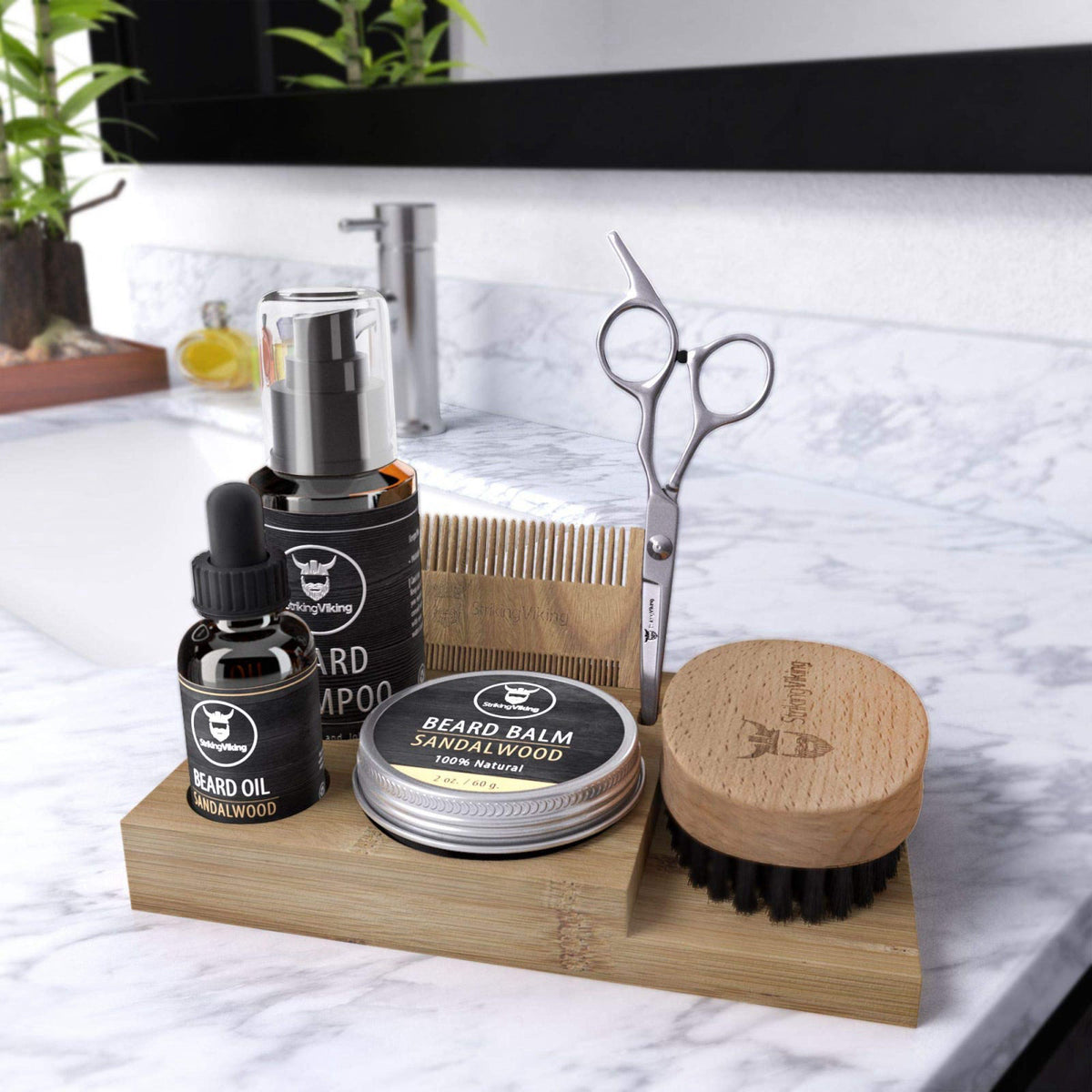 Striking Viking Beard Grooming Kit with Caddy — view 6
