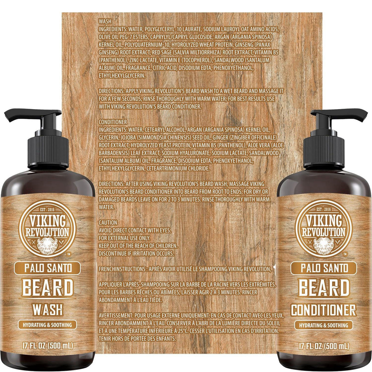 Viking Revolution Beard Wash Conditioner Set — view 5