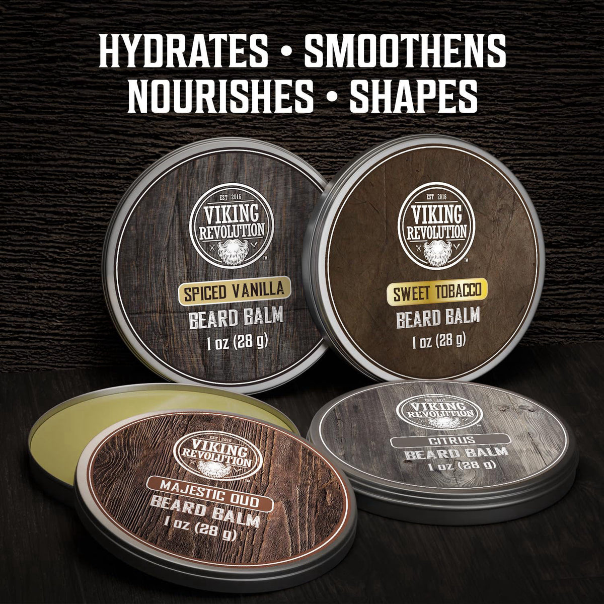 Viking Revolution Beard Balm Variety Pack — view 7