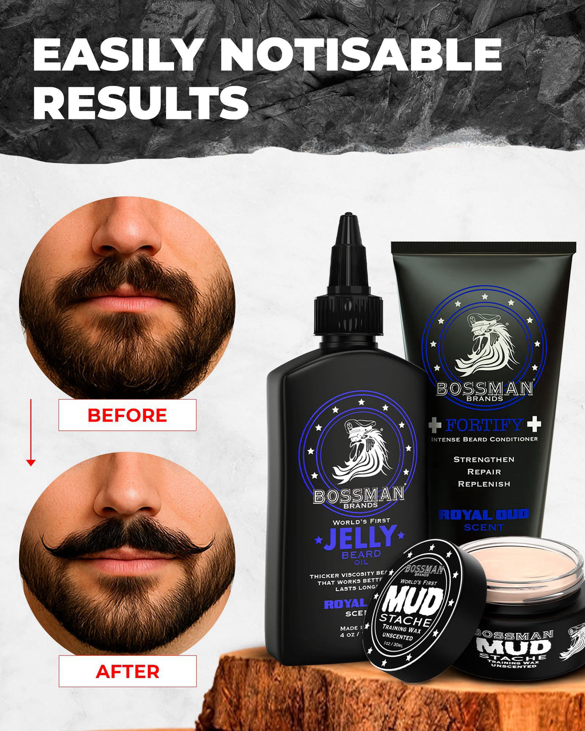 Bossman Complete Beard Kit for Men — view 6