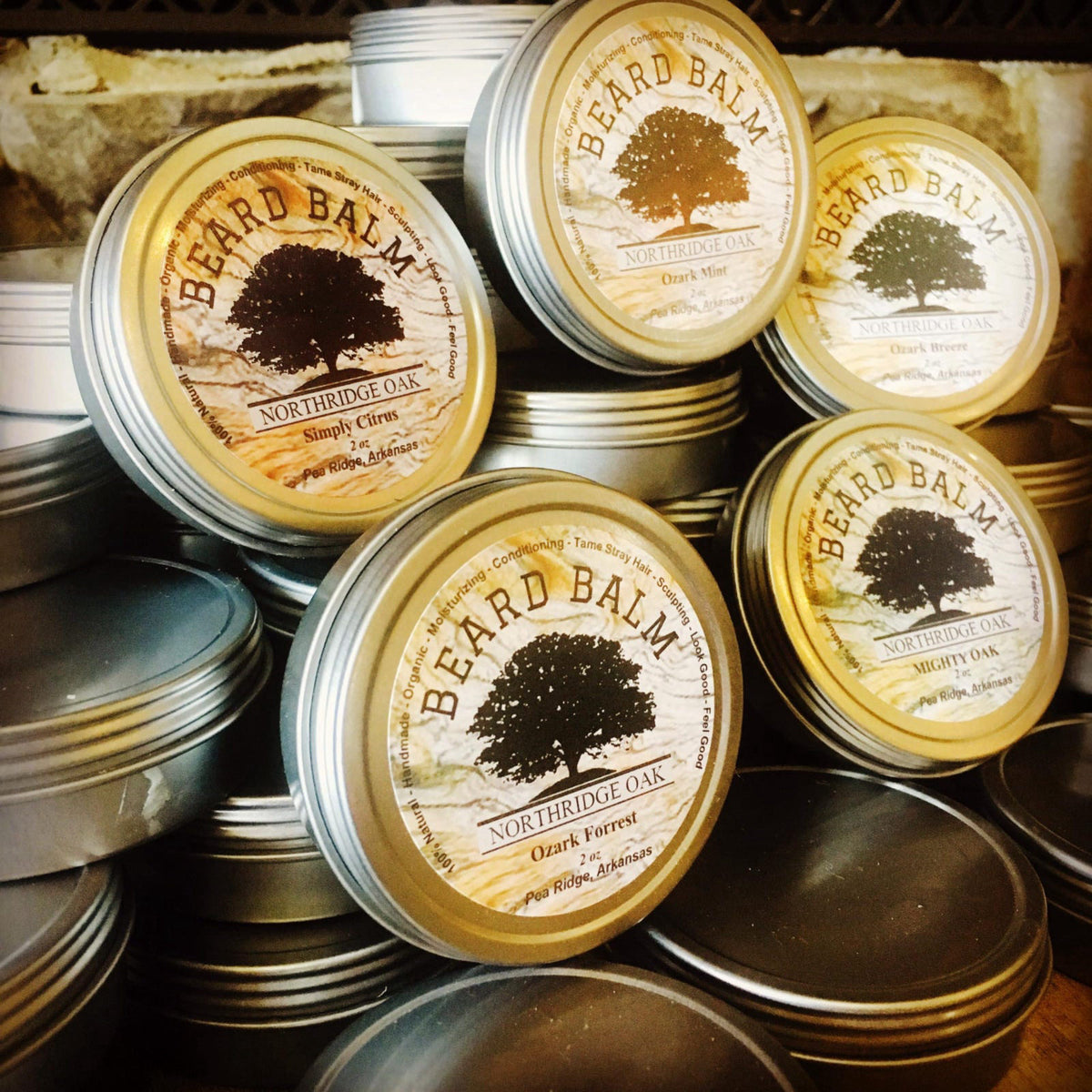Ozark Forest Beard Grooming Set Beard Oil Beard Balm and by Northridge Oak — view 3