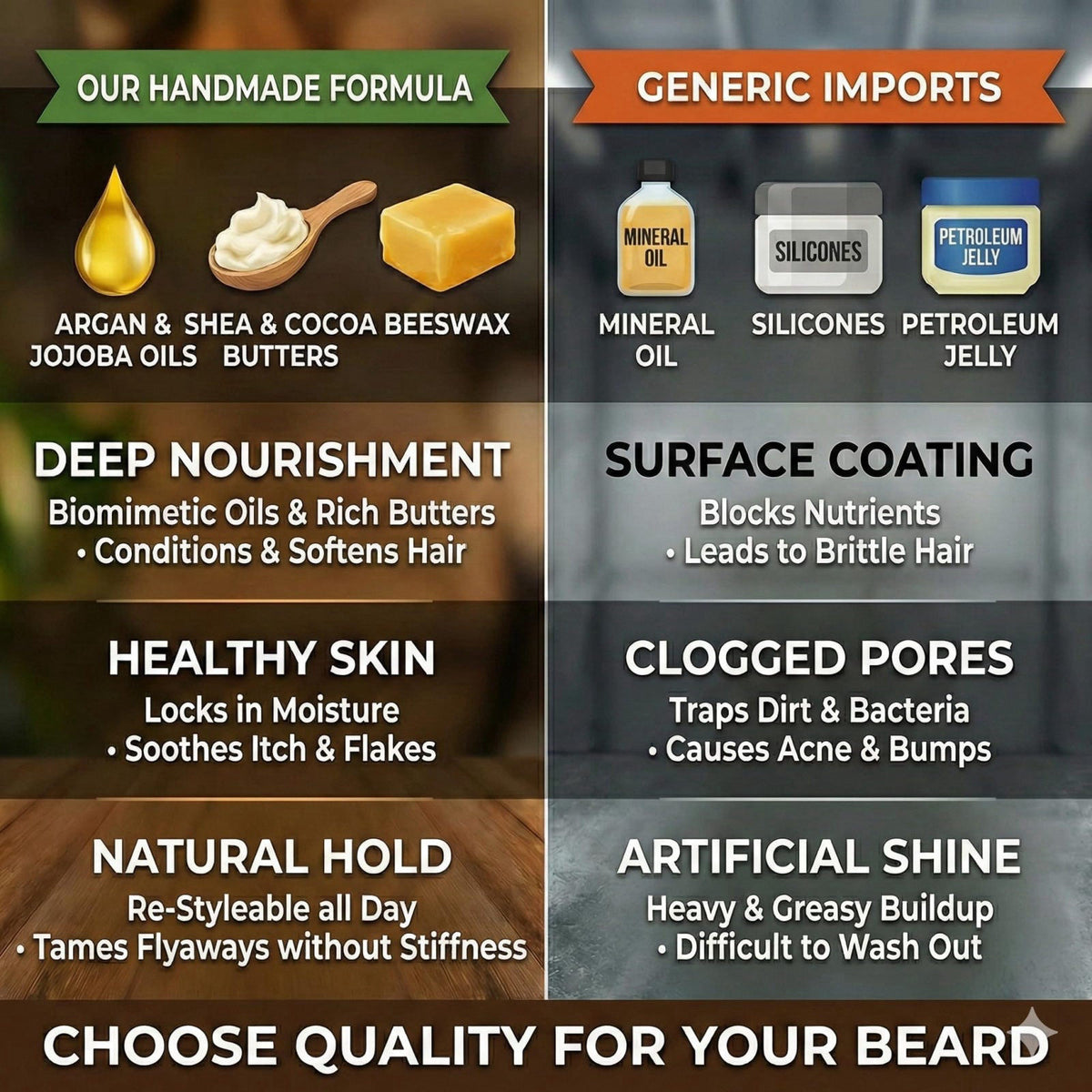 Beard Brothas Beard Care Set Sweet Tobacco Scent 2 Piece Kit by Handmade — view 5