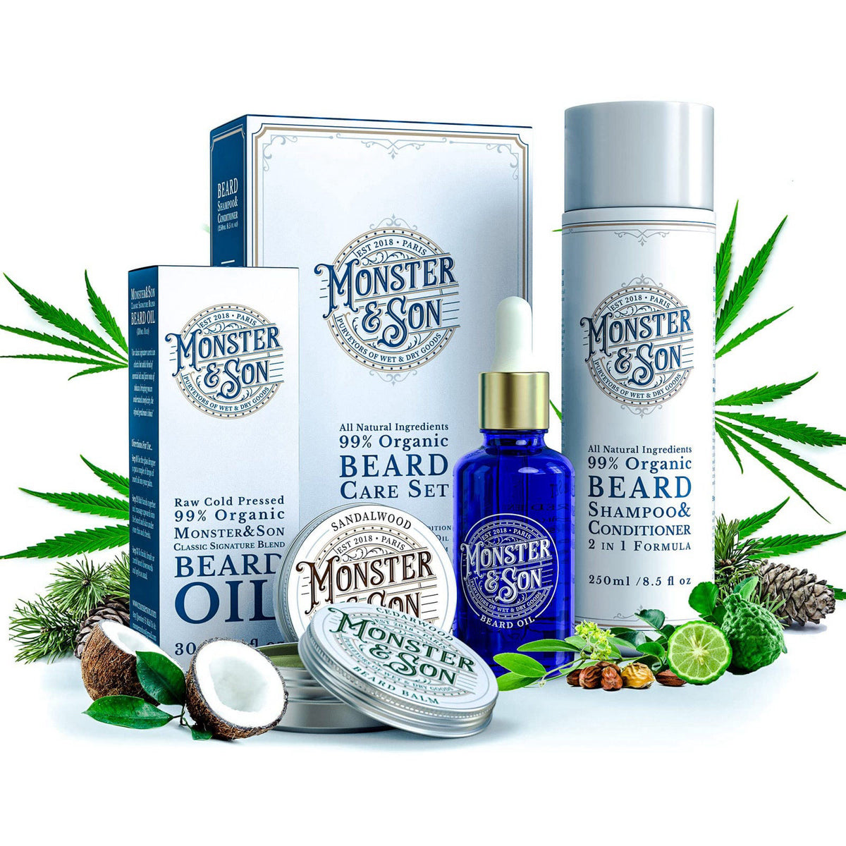 Monster Son Organic Beard Care Growth Kit by Monster&Son — view 2