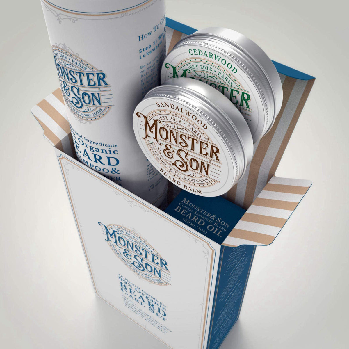 Monster Son Organic Beard Care Growth Kit by Monster&Son — view 3