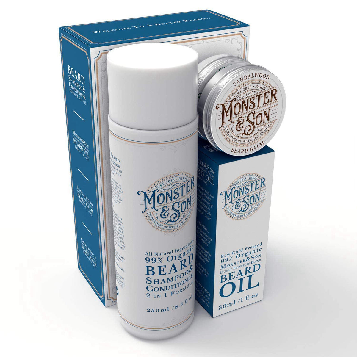 Monster Son Organic Beard Care Growth Kit by Monster&Son — view 7