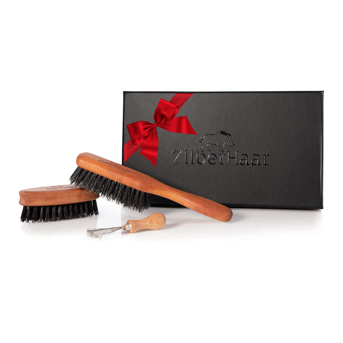 Zilberhaar Beard Brush Grooming Kit 2nd Cut Boar Bristles — view 2
