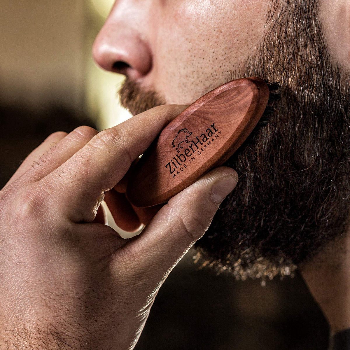 Zilberhaar Beard Brush Grooming Kit 2nd Cut Boar Bristles — view 7