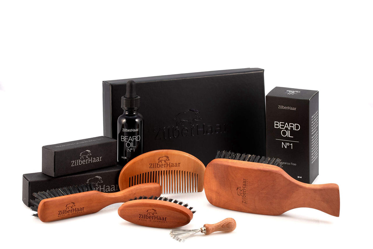 Zilberhaar Beard Brush Grooming Kit 2nd Cut Boar Bristles — view 8