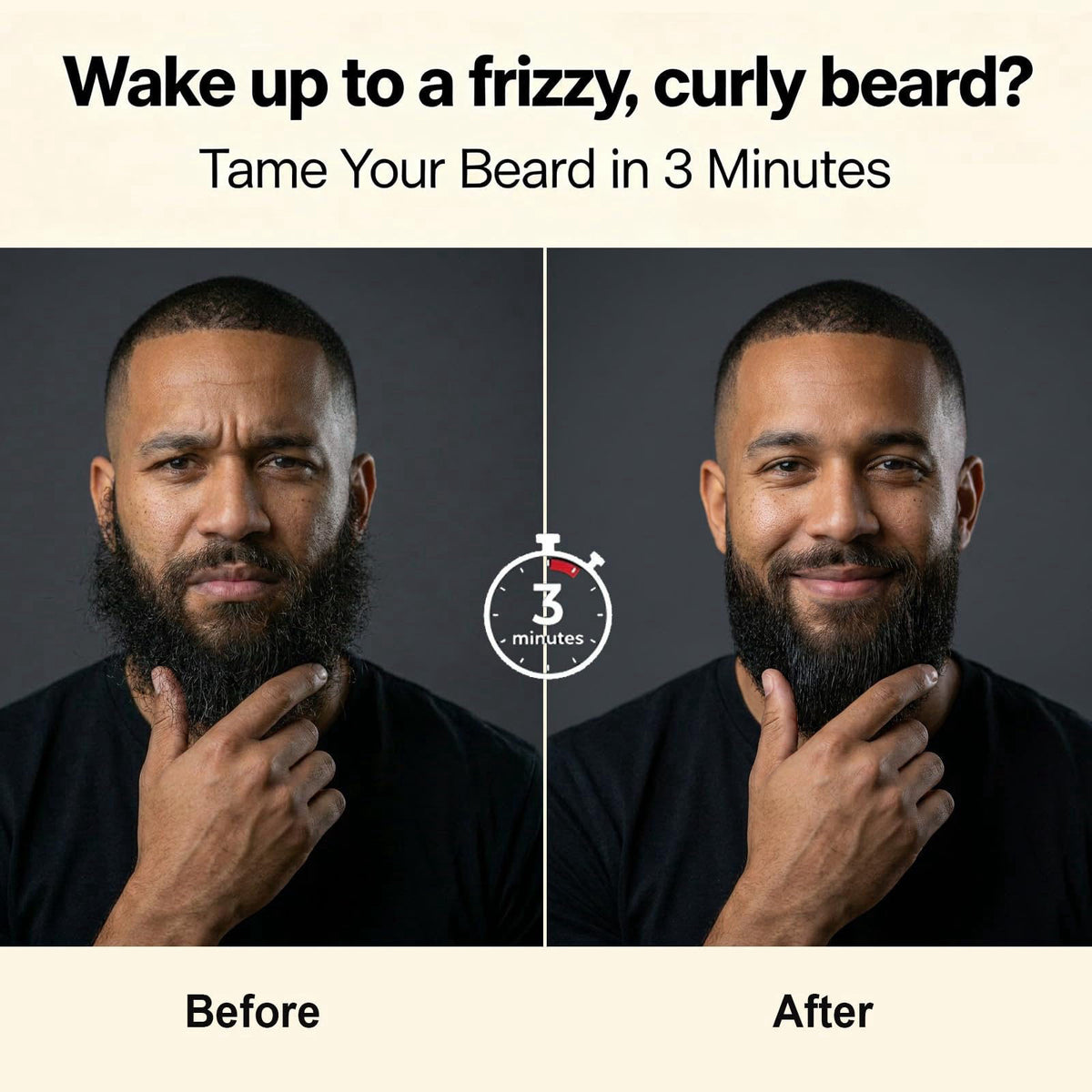 Heated Beard Straightener for Men by Vsearch — view 3