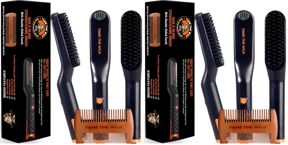 TAME The Wild Beard Brush and Beard Straightener for Men by TAME THE WILD MAKE YOUR BEARD BEHAVE — view 2