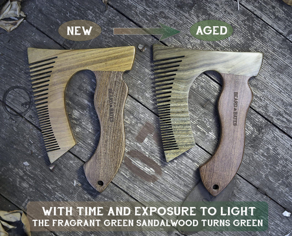 THE BEARDED AXE BEARD COMB by Beard & Bates — view 5