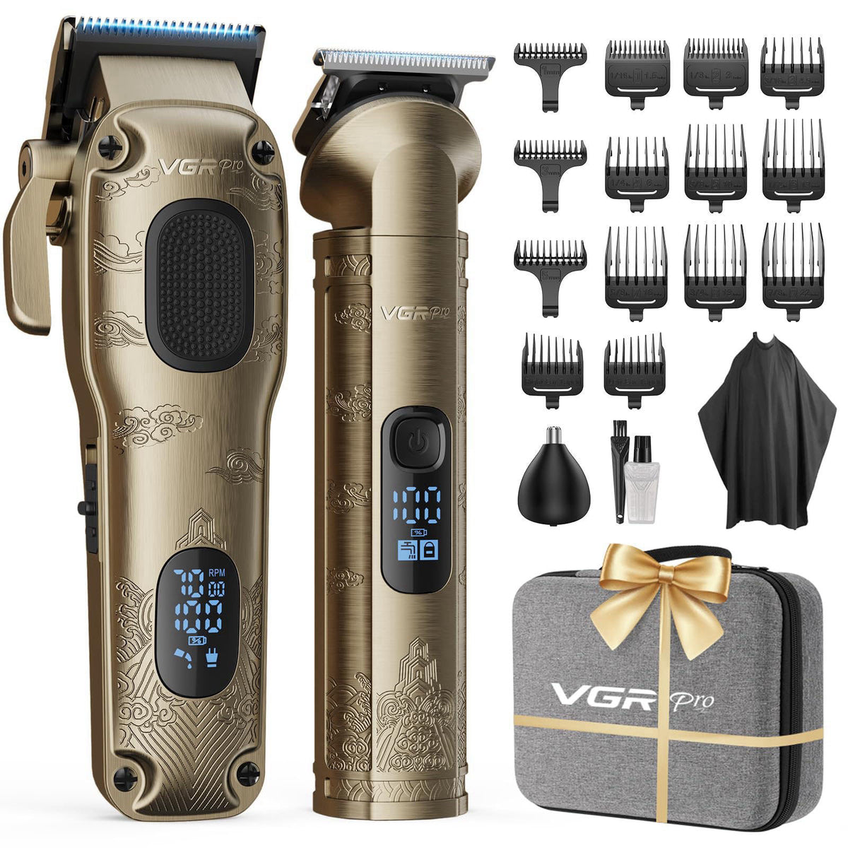 VGRPRO Hair Clippers for Men Professional Cordless Clipper