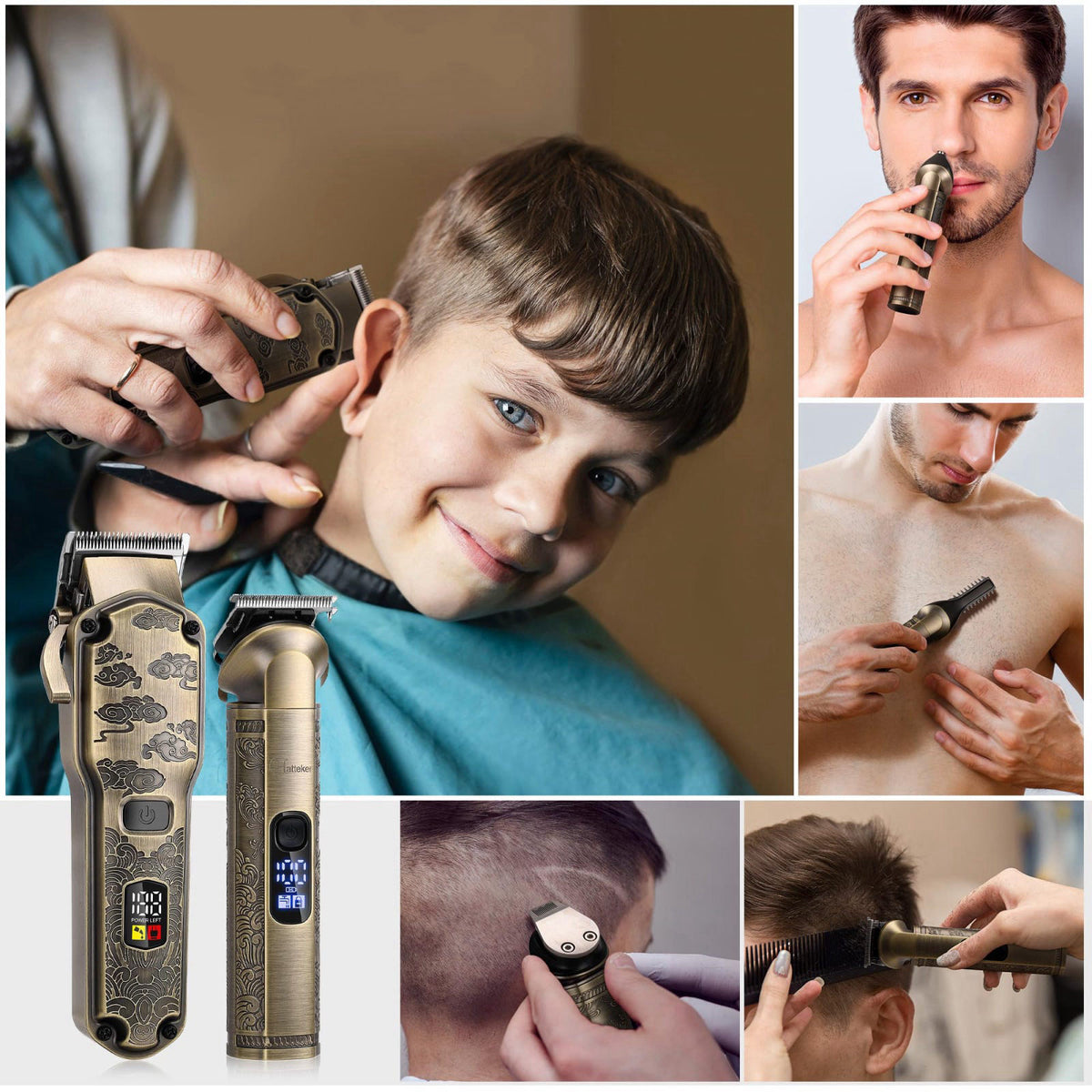 Hatteker Professional Hair Clippers for Men Beard Trimmer — view 8