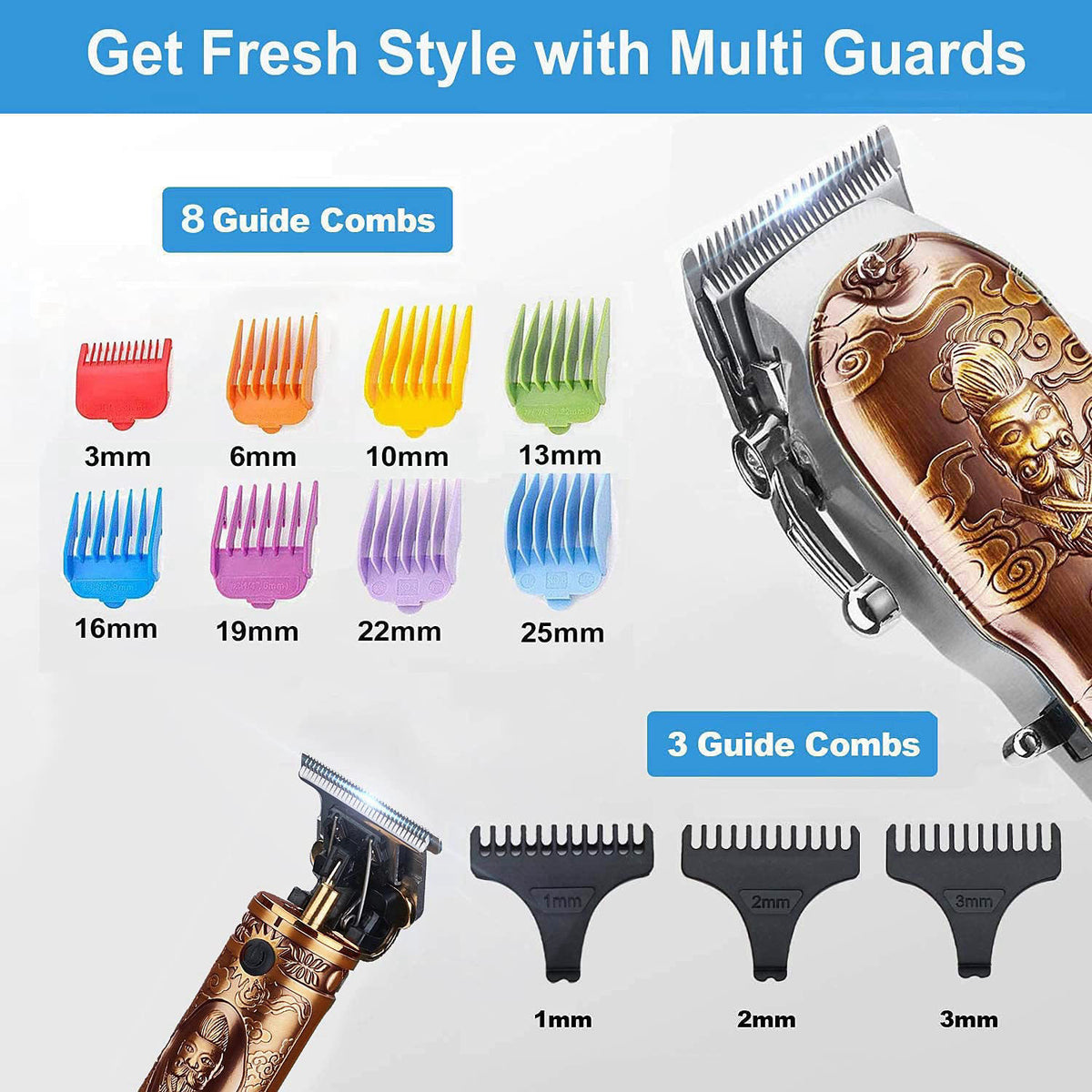 Suttik Hair Clippers and Trimmers Set for Men Professional — view 7