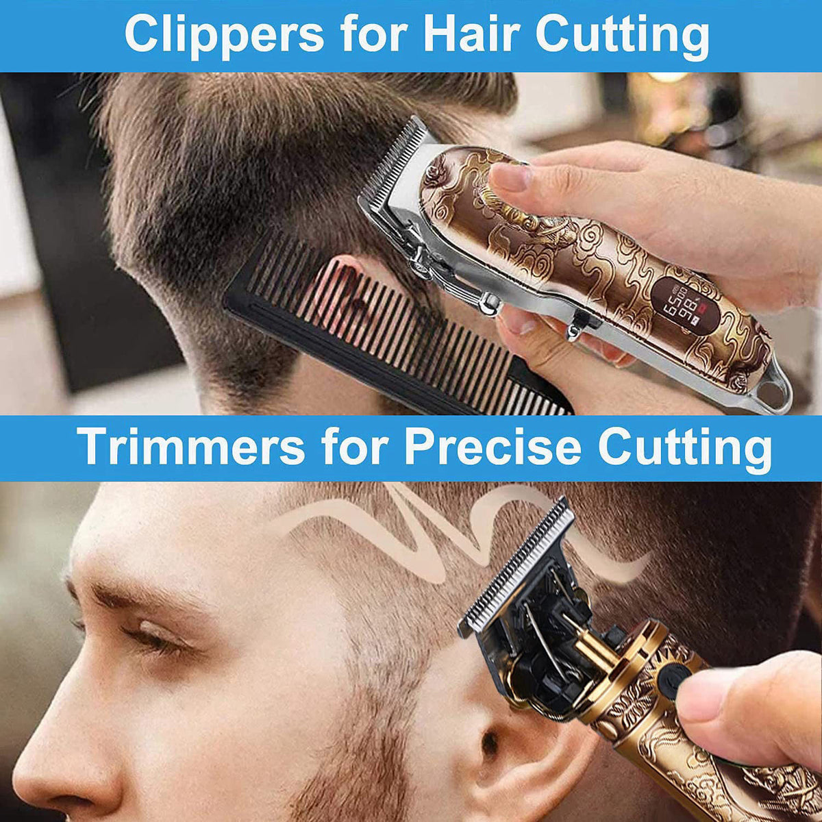 Suttik Hair Clippers and Trimmers Set for Men Professional — view 8