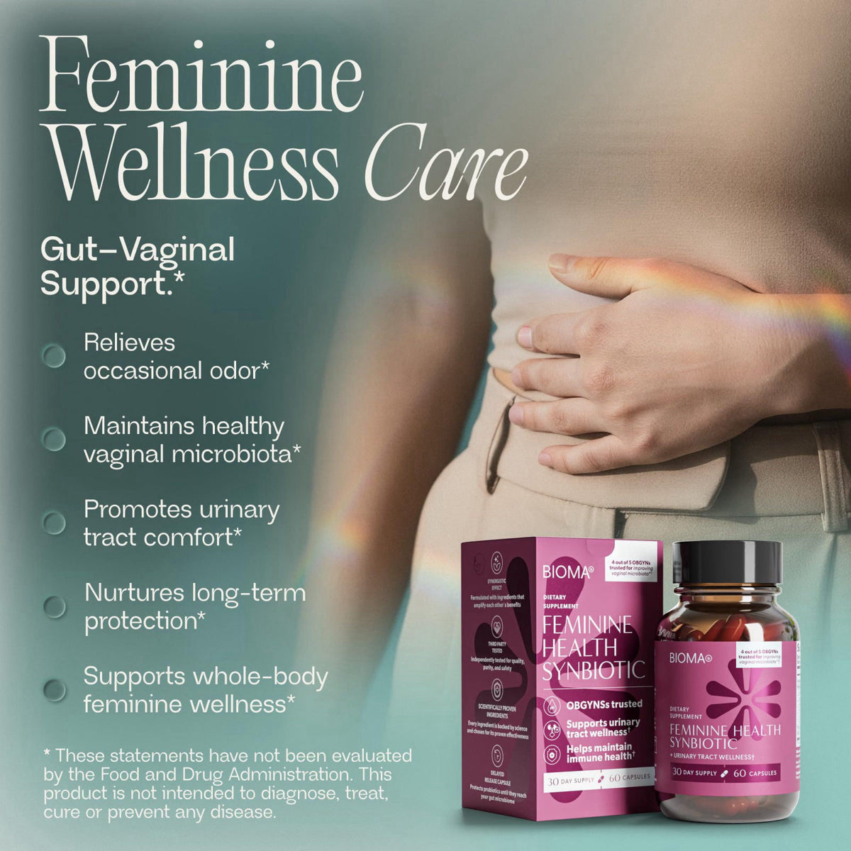 BIOMA Feminine Health Synbiotic 60 Capsules — view 3