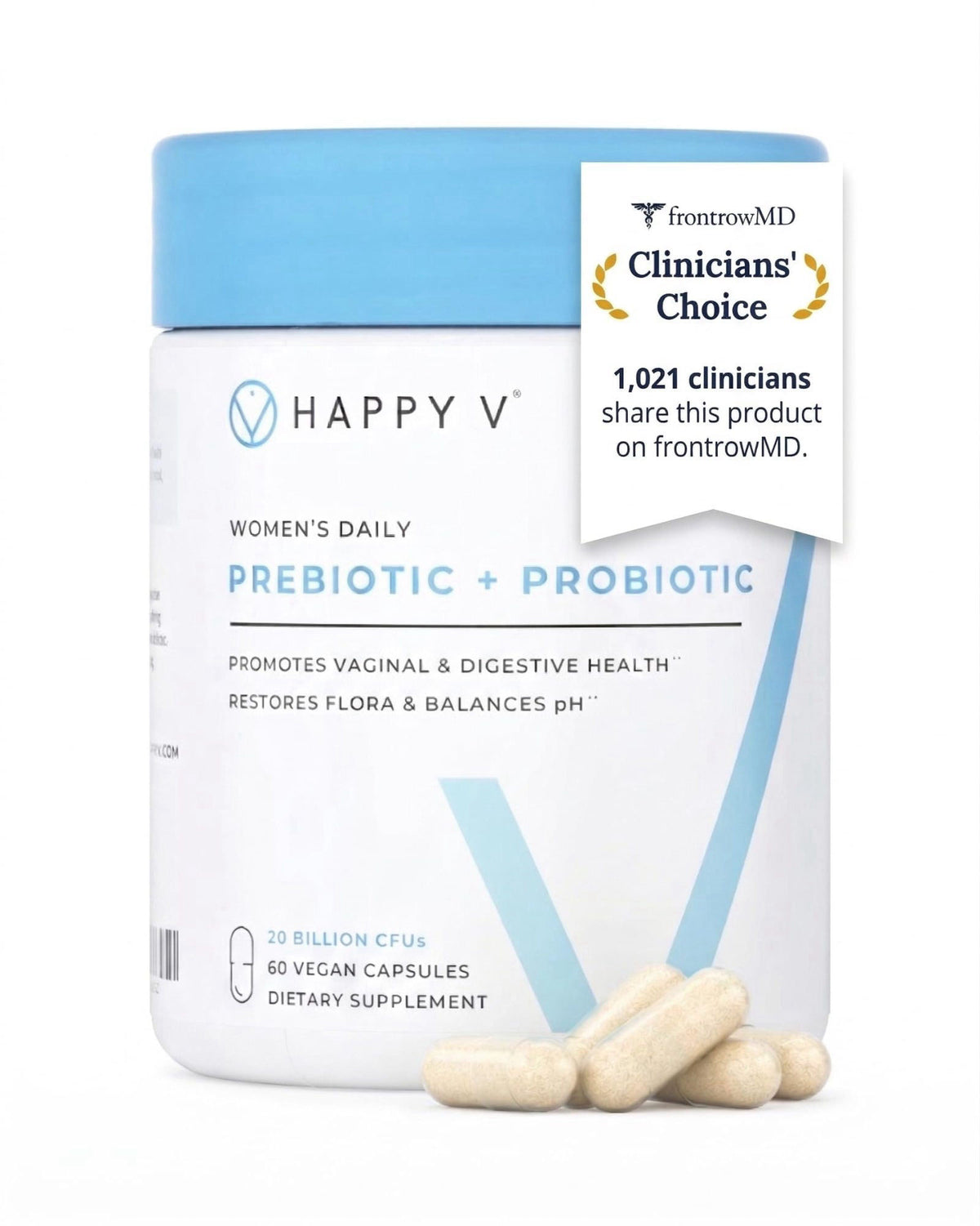 Happy V Dr Formulated Vaginal Probiotics for Women Odor Itch — view 8