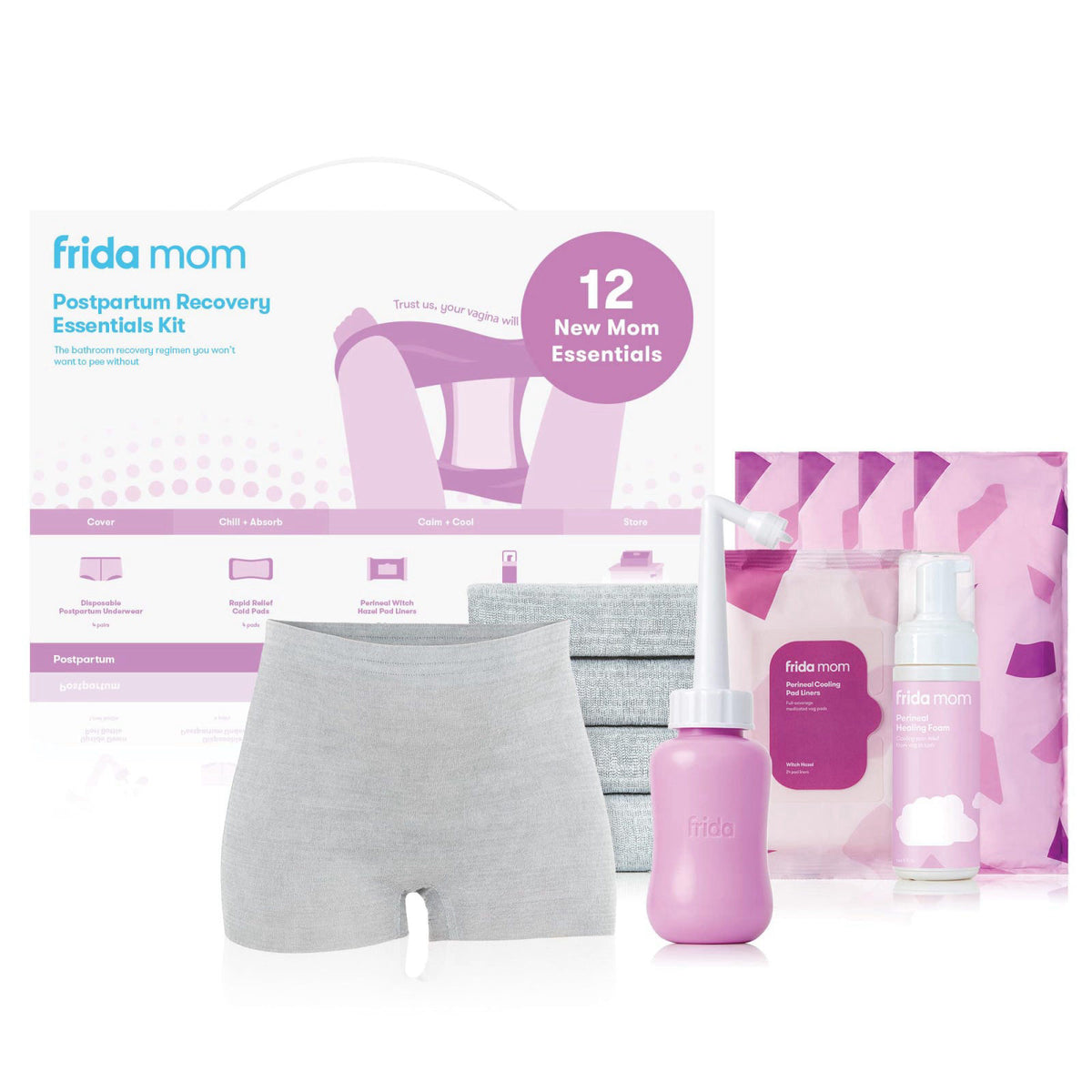 Frida Mom 11pc Postpartum Essentials Kit Hospital Bag Basics — view 2