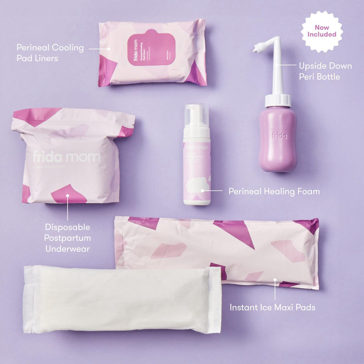 Frida Mom 11pc Postpartum Essentials Kit Hospital Bag Basics — view 3