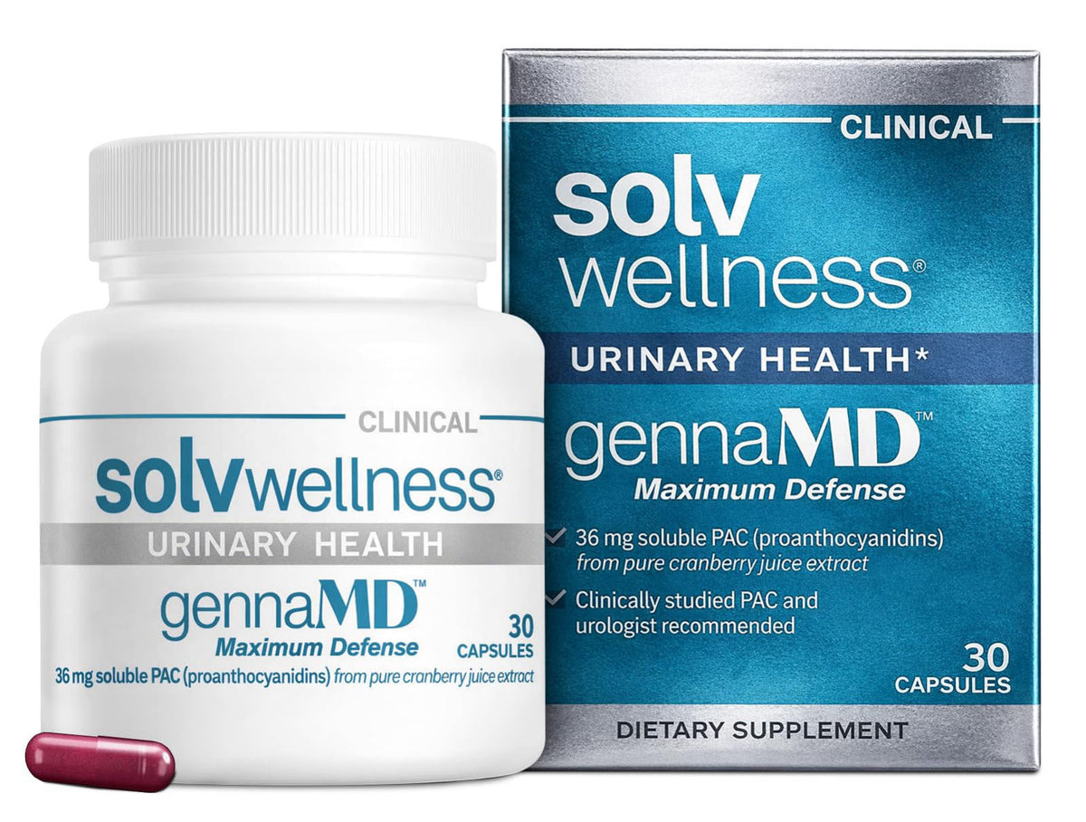 GennaMD Maximum Strength Cranberry Supplement 36 mg PAC 30 by Solv Wellness