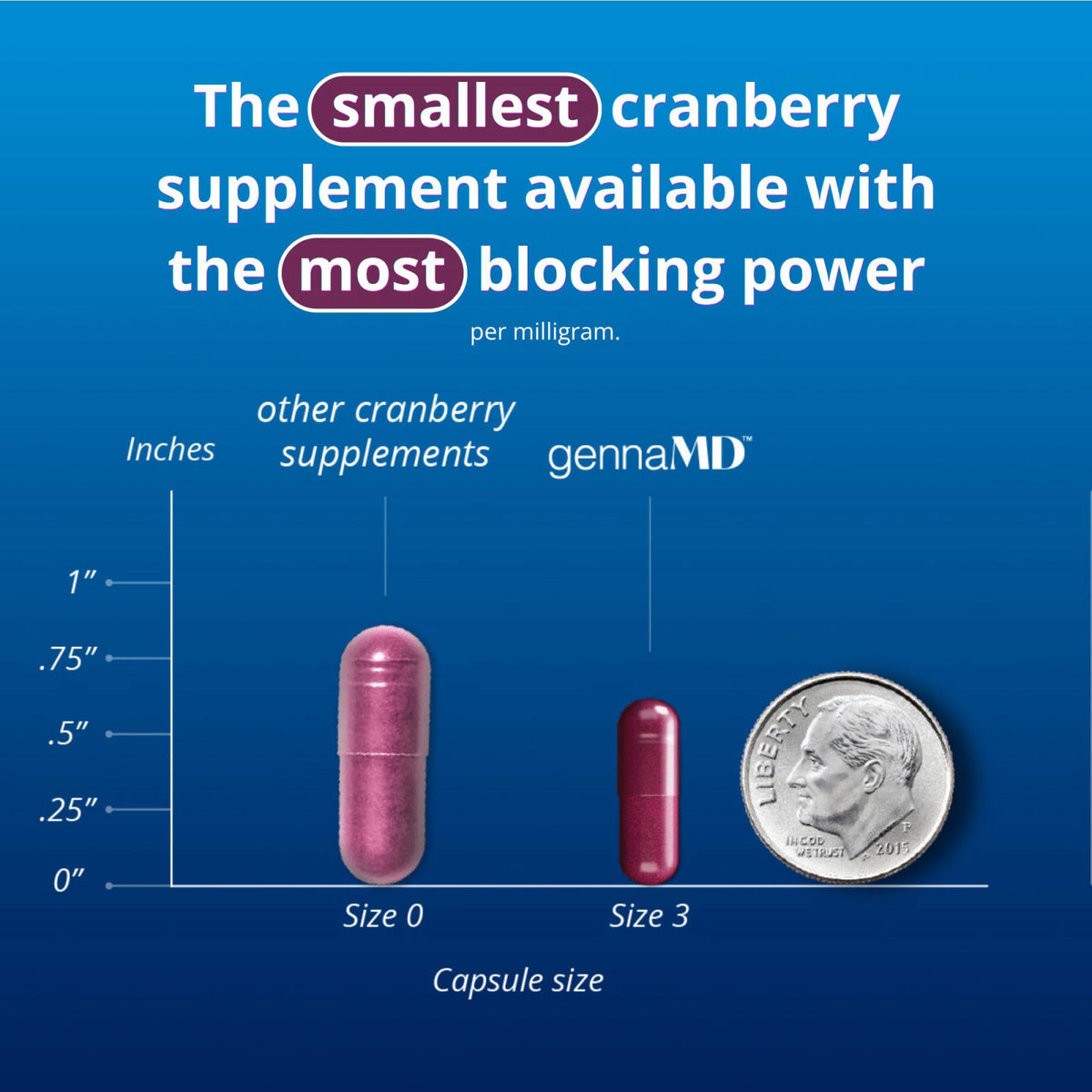 GennaMD Maximum Strength Cranberry Supplement 36 mg PAC 30 by Solv Wellness — view 7